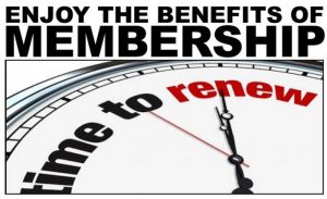 Membership Renewals Now Being Accepted